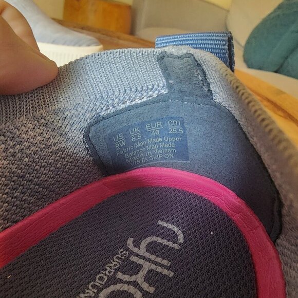 Ryka Blue Dawn Vista Slip-on Flat Sneakers Women's Size 9W / 9 Wide - Picture 11 of 12